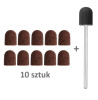 Kapturek ścierny 10 mm gradacja 100 (10 szt.) + nośnik 10 mm