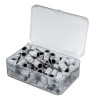 100 x OPASKA ŚCIERNA ZEBRA NAKŁADKA 8 mm W PUDEŁKU + NOŚNIK